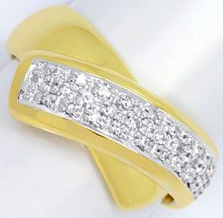 Foto 1 - Gold-Ring 31 Stueck Diamanten 0,23ct, 14 Karat Gelbgold, S4538