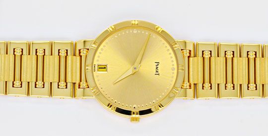 Foto 1 - Piaget Dancer Herren-Armband-Uhr, 18K Gelb Gold Geprüft, U1033